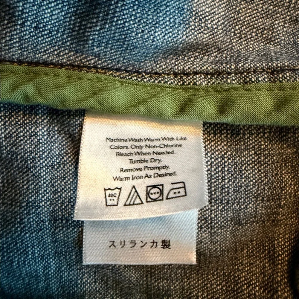 Eddie Bauer Button-Up Denim Jean Jacket 100% Cotton Women's Petite Small